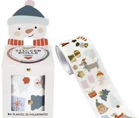 folia Sticker de Noël HIVER, sur rouleau, 4 m