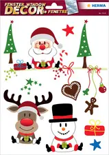 HERMA Image de Noël pour fenêtre "Joies de Noël