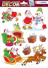 HERMA Image de Noël pour fenêtre "Joyeux Père Noël