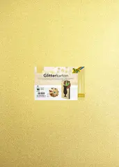 folia Carton à paillettes, 500 x 700 mm, 300 g/m2, or