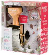 trodat Kreativstempel-Set VINTAGE "Weihnachts-Edition