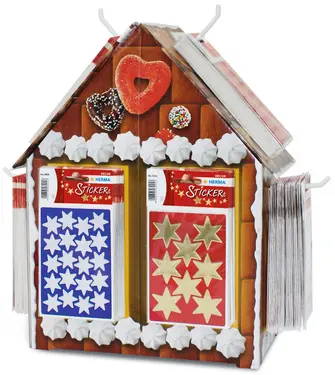 HERMA Autocollant de Nöel DECOR, présentoir de comptoir