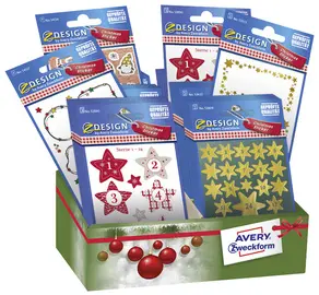 AVERY Zweckform ZDesign Sticker Noël "Calendrier de l'Avent