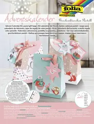 folia Calendier de l'Avent "Boîte cadeau pastel", 26 pièces