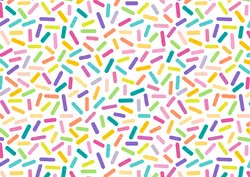 SUSY CARD Papier cadeau "Sprinkles white", sur rouleau