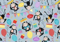 SUSY CARD Papier cadeau "Singe", sur rouleau