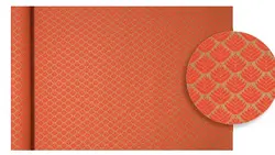 Clairefontaine Papier cadeau "Tiny Rolls fleurs rouges