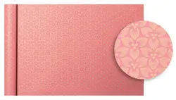 Clairefontaine Papier cadeau "Tiny Rolls fleurs roses