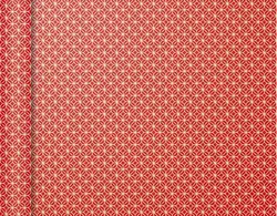 Clairefontaine Papier cadeau "Tiny Rolls carrés rouges