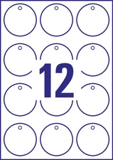 AVERY Zweckform Etiquette américaine, film, mat, blanc