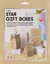 folia Set de boîtes-cadeaux "Star gift boxes", papier kraft