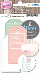 HERMA Etiquettes cadeau HOME feeling, coloré