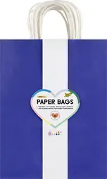 folia Sac en papier BASIC, taille: L, assorti