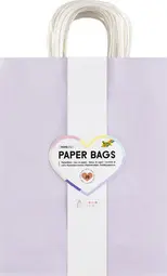 folia Sac en papier PASTEL, taille: L, assorti