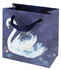SUSY CARD Sac cadeau "Swan lake dark blue