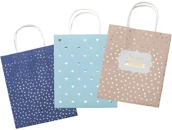 folia Sacs en papier HOTFOIL,papier kraft, 120 x 55 x 150 mm