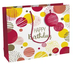 Clairefontaine Sac cadeau "Happy Birthday rose", shopping