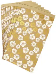 Clairefontaine Pochette en papier à fond plat "Fleurs