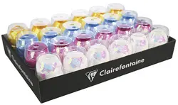 Clairefontaine Bobine de ruban cadeau, irisée assorti
