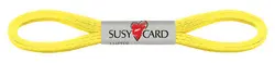 SUSY CARD Ruban cadeau "Easy", 6 mm x 3 m, jaune