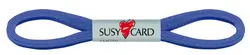 SUSY CARD Ruban cadeau "Easy", 6 mm x 3 m, bleu royal