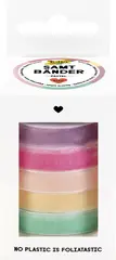 folia Jeu de rubans cadeau PASTEL, assorti