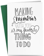 RÖMERTURM Carte de voeux "Making memories with you is my...