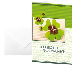 sigel Glückwunschkarte "Fortune", (B)115 x (H)170 mm