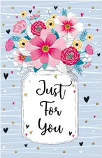 SUSY CARD Carte de voeux Goldelicious "Just for You