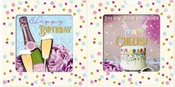 SUSY CARD 3D-Geburtstagskarte Sliding card "Prosit