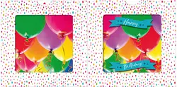 SUSY CARD Carte d'anniversaire 3D Sliding card "Ballons