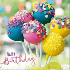 SUSY CARD 3D-Geburtstagskarte "Cake-Pops