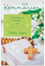 SUSY CARD Geldschein-Kommunionskarte "Kreuzkette
