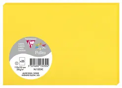 Pollen by Clairefontaine Carte C6, jaune soleil