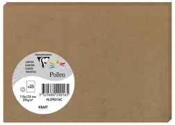 Pollen by Clairefontaine Carte kraft, 135 x 135 mm