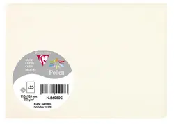 Pollen by Clairefontaine Carte C6, blanc naturel