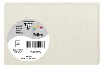 Pollen by Clairefontaine Carte 82 x 128 mm, Natura