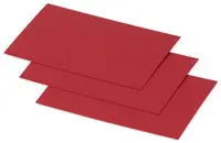 Pollen by Clairefontaine Carte 70 x 95 mm, rouge groseille