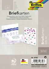 folia Carte-lettre, 190 g/m2, A6, blanc