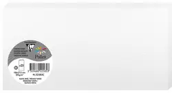 Pollen by Clairefontaine Carte double DL, blanc irisé