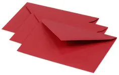Pollen by Clairefontaine Enveloppes 75 x 100 mm, groseille