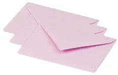 Pollen by Clairefontaine Enveloppes 75 x 100 mm, rose dragée