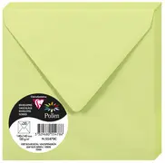 Pollen by Clairefontaine Enveloppes 140 mm, vert bourgeon