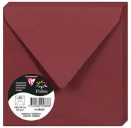Pollen by Clairefontaine Enveloppes 140 mm, bordeaux