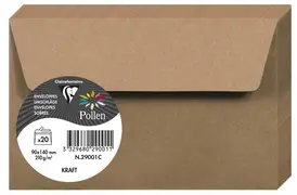 Pollen by Clairefontaine Enveloppe kraft, 90 x 140 mm