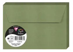 Pollen by Clairefontaine Enveloppes C6, vert sauge