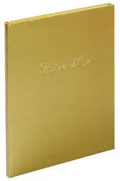 EXACOMPTA Livre d'Or Balacron, 270 x 220 mm, or