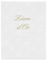 ELVE Livre d'or "Livre d'Or", 210 x 160 mm, blanc