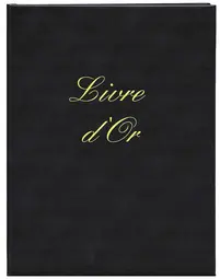 ELVE Livre d'or "Livre d'Or", 297 x 210 mm, noir