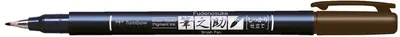 Tombow Stylo de calligraphie Fudenosuke, brun